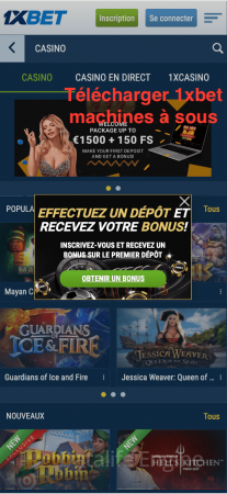 Télécharger 1XBET slots, installer 1xbet casino